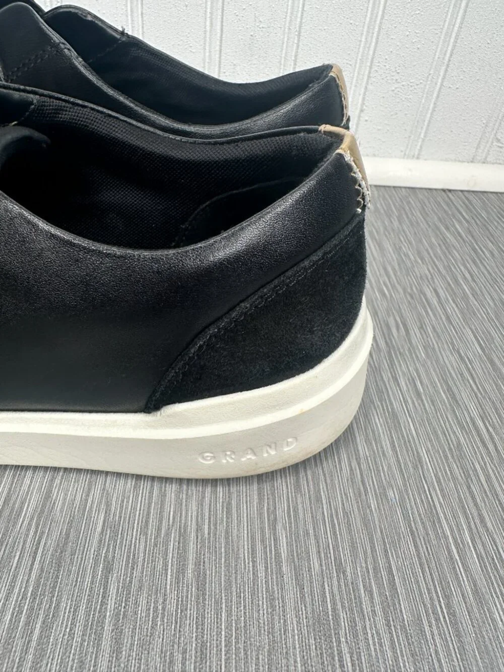 Cole Haan Grand Crosscourt Monk Strap City Slip On Womens Black Sneakers Size 7B